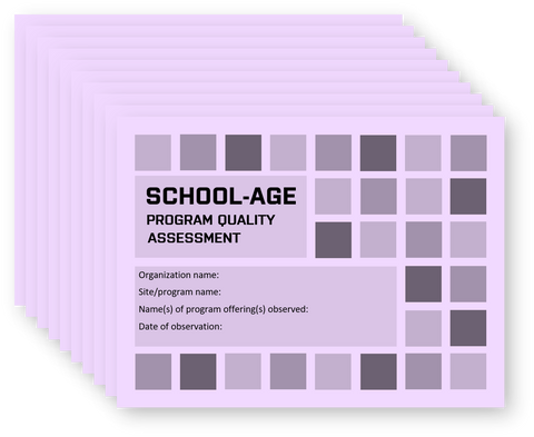 Bundle of 10 School-Age PQA Forms