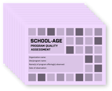 Bundle of 10 School-Age PQA Forms